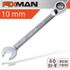 FIXMAN Reversible Combination Ratcheting Wrench 10mm